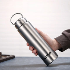 1pc Large Capacity Stainless Steel Sport Water Bottle Single-layer Rugged Water Cup Metal Bottle Drinkware Camping Sports Gym