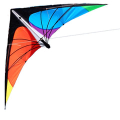 Outdoor Sport For Adults Power Stunt Kite Dual Line 1.8/2.4m Triangle Kite Good Flying Toys With Handle And Line Sports Beach