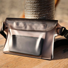 HAISSKY 1pcs Mobile Phone Waterproof Pouch For iPhone 17 16 15 14 Pro Max Air Plus Outdoor Swimming Drift Diving Waist Pack