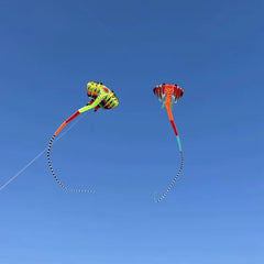 12.5M 3D 2-color Ray Soft Kite Outdoor Beach Professional Kites Umbrella Cloth Waterproof and Tear Resistant Inflatable Kite