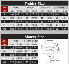 2025 New Summer Mens Set High quality T-shirts Shorts Two-Piece New York Graphic Print Fashion Oversize Clothes Man Sports Suit