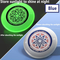 Swivel Flying Discs Professional Throwing Disc Lightweight for Outdoor Sports Beach Camping Game Luminous Frisbee Flying Saucer
