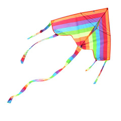 New Design Rainbow Kite , Fashion Easy Flying, Long Tail Kites with line Flying Toys Kite for Children Kids Outdoor Fun Sports