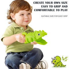 Children's beach toy, lobster, dinosaur toy clip, male and female crab foot pliers, robotic arm, beach dredging shovel set