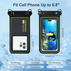 Phone Waterproof Bag - Phone Case with Tether, Essential for Beach, Swimming, Skiing, Drifting, and Surfing