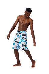 Summer New Fashion Trend Mens Beach Shorts Bermuda Phantom Quick Dry Swimwear Casual Print Diving Surfwear men swimming shorts
