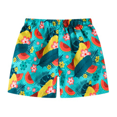 Summer 2-10 year old children's beach vacation shorts, fashionable multi-color beach shorts for boys and girls