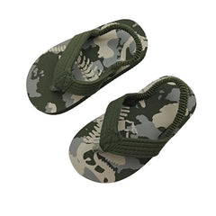 2026 Summer Children Cute Cartoon Animal Slippers Beach Shoes Kids Flip Flops Elastic Band Anti-slip Sandals Boys Girls Slippers