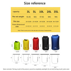 3/5/10/20/35L Dry Bag Sack Nylon Ultralight Drifting Swimming Clothes Storage Bag Pack Waterproof Rafting Kayaking Sport Bag