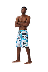 Summer New Fashion Trend Mens Beach Shorts Bermuda Phantom Quick Dry Swimwear Casual Print Diving Surfwear men swimming shorts
