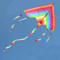 New Design Rainbow Kite , Fashion Easy Flying, Long Tail Kites with line Flying Toys Kite for Children Kids Outdoor Fun Sports