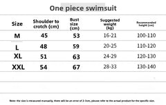 Kids Cartoon Swimwear 3-11 Years Long Sleeve UV Protection Rash Guard for Boys Girls