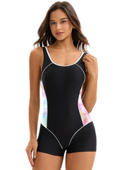 Plus Size One Piece Swimsuit For Women Professional Sports Swimwear Female Bathing Suit Beachwear Swimwear