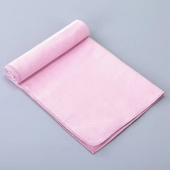 1PC Baby Pink Microfiber Towel Perfect Travel Gym Camping Towel Quick Dry Super Absorbent Ultra Compact Lightweight Beach Towel