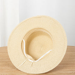 New summer and spring women's styles - Beach style - Wide-brimmed hat - - Casual vacation foldable straw hat - Sun hat