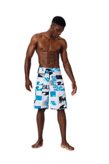 Summer New Fashion Trend Mens Beach Shorts Bermuda Phantom Quick Dry Swimwear Casual Print Diving Surfwear men swimming shorts