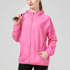 Men Women Hiking Jacket Waterproof Quick Dry Camping Hunting Clothes Sun-Protective Outdoor Sports Coats Anti UV Windbreaker
