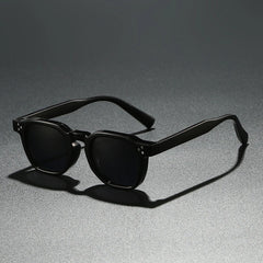 New Polarized Sunglasses Unisex Metal Core CP Square Sun Glasses Rivets Women Shades Driving Glasses