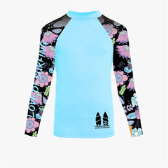 New Women's Surfing Shirt Women's Love Surfing T-shirt Beach Sunscreen Rashguard UV Protection Swimwear UPF Diving Sportsuit
