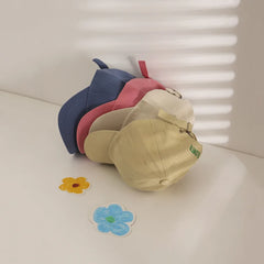 Lovely Flower Children Baseball Cap Solid Color Kids Duck Tongue Hat 3-5 Years Boy Girl Baby Outdoor Sun Visor Cotton Peaked Hat