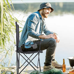 Camping Chair Armchair Foldable Chaise Pliable Folding Chairs Fishing Beach Portable Longue Accessories Outdoor Deck Tourist