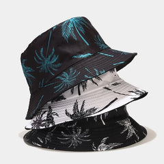 Spring/Summer Sun-Protect Hat Bob Women Fashion Print Bucket Hat Unisex Fisherman Hat Men's Leisure Basin Cap Outdoor Casual Cap