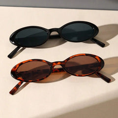 Sexy Small Oval Women's Sunglasses 2026 New Fashion Leopard Brown Hot Sun Glasses Female Retro Colorful Shade Eyeglass