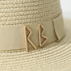 Summer Straw Hats for Women Ribbon Decoration Elegant Ladies Party Dress Hats Travel Beach Sun Hat Chapeau Femme