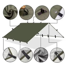 Waterproof Sun Tent Camping Tarpaulin Outdoor Sun Shade Awning Garden Beach Sun Shelter Ultra Light Resistant Durable Waterproof