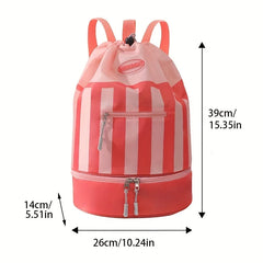 Children's Swimming Backpack, Swimming Bag, Portable Beach Backpack, Outdoor Travel Toiletries Storage
