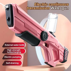 Electric Automatic Water Storage Gun Toys Portable Children Summer Beach Outdoor Fight Fantasy Spray Gun Toys Boy Kid Adult Game