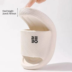 Summer Fashion Slippers Men Shoes Cloud Slippers For Men Home Flat Sandals Massage Flip Flops Couples Bathroom Indoor Slides