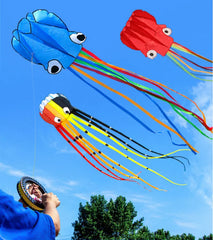 Octopus kites soft kites flying for adults kites professional wind kites inflatable kites gel blaster parachute fabric sport bag