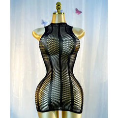 Sexy Cover Up Hollow Out Fishnet Dress without Bikini Summer Holiday DS054
