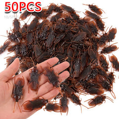 50/10/5PCS Fake Cockroach Centipede Scorpion Kids Trick Props Fake Roaches Plastic Bugs Toy Party Supplies Halloween Decoration