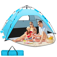 Auto Pop Up Beach Tent, Portable Foldable Sun Shade Shelter, UV Protection Outdoor Tent for Camping, Fishing and Picnic