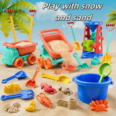 Children's Beach Toy Set Suitable for Boys and Girls to Play Outdoors with Sand, Summer Gardening, Digging Toys, Gifts