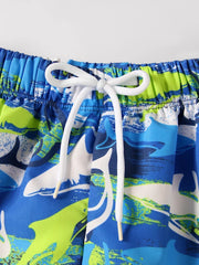 Boy Kids Swimsuit 2026 New Short Sleeve Letter Children Swimwear Summer Beach Shorts Two Piece Beachwear Bathing Suit Swimming