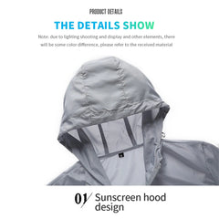 Ultrathin Waterproof Sunscreen Clothes Summer Quick-Dry Bicycle Jacket Men Running Camping Breathable Coat Thin Jacket