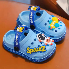 Shoes Children's Cartoon Baby Soft-Soled Sandals – Ultra-Light Anti-Slip Infant Closed-Toe Sandals for Boys & Girls Beach