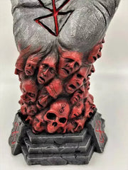 Berserk Figure Hand of God Statue Anime Handcraft Resin Ornament Halloween Skeleton Figurine Craft Desk Decoration Scary Props