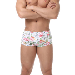 Men Swimwear Swim Boxers Sexy Swimsuit Swimming Trunks Shorts Beachwear Sunga hombre Pool Bathing Suit