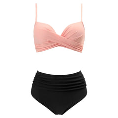 Vintage High Waist Bikinis 2026 Women Push Up Swimwear Printed Swimsuit Female Beachwear Summer Bathers Bathing Suit Swimming