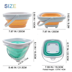Beach Toys for Kids Sand Toys Set for Toddlers Sandbox Toys with Collapsible Bucket Shovel Rake Set Sand Molds Summer Outdoor