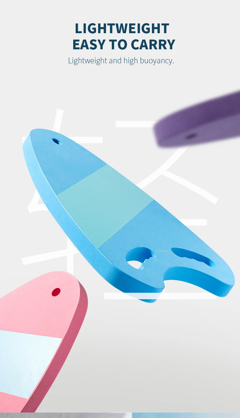 Premium Swim Float Board for Adults and Kids - Colorful Design, 3cm Thick, Streamlined Shape, Easy to Grip, Durable EVA Material