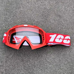 Newest 100 Motorcycle Goggles For Men Motocross Sunglasses Safety Protective MX Night Vision Helmet Goggles Driving Glasses