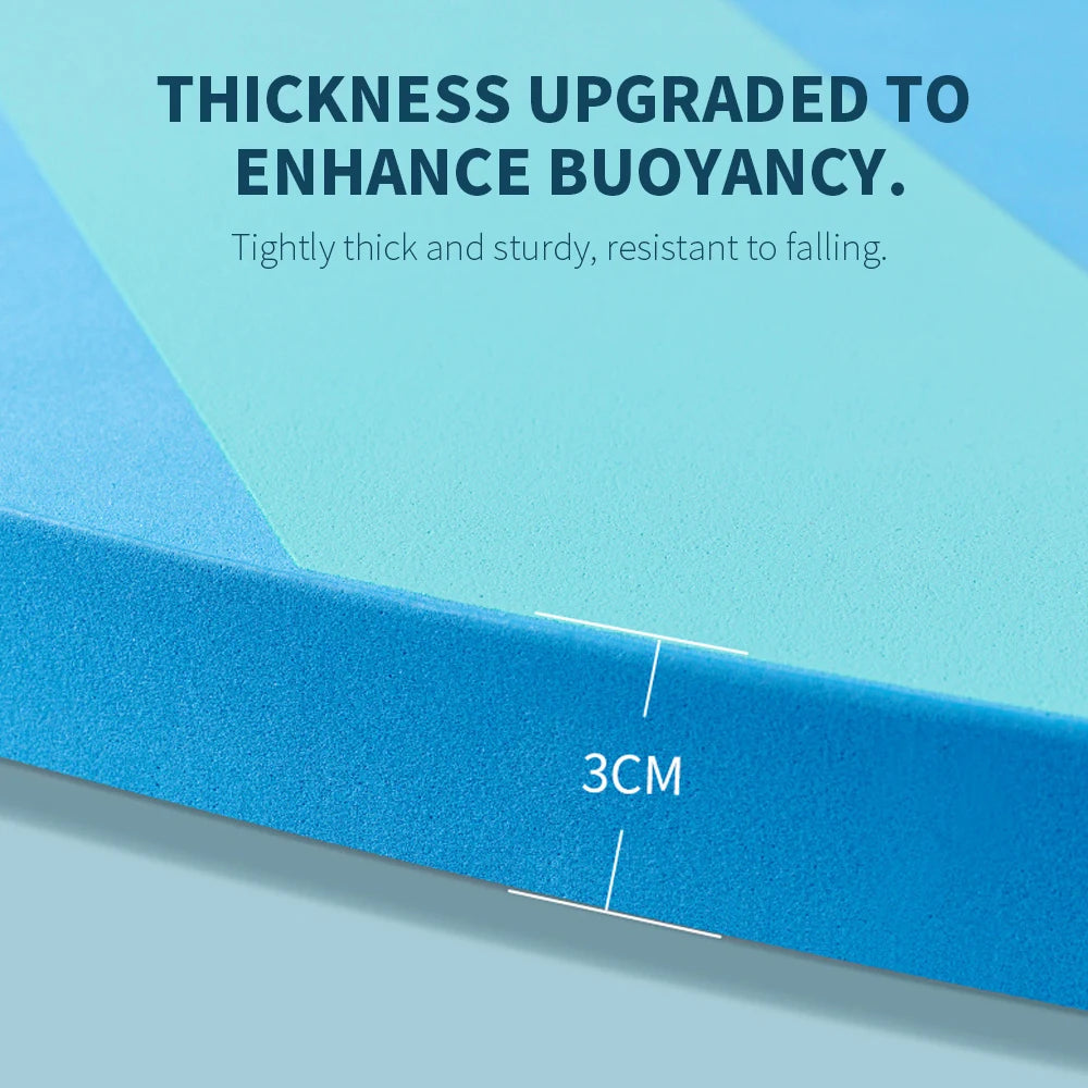Premium Swim Float Board for Adults and Kids - Colorful Design, 3cm Thick, Streamlined Shape, Easy to Grip, Durable EVA Material