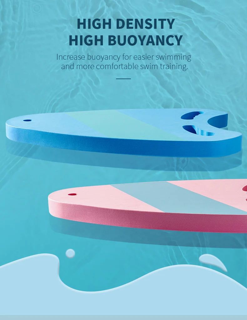 Premium Swim Float Board for Adults and Kids - Colorful Design, 3cm Thick, Streamlined Shape, Easy to Grip, Durable EVA Material