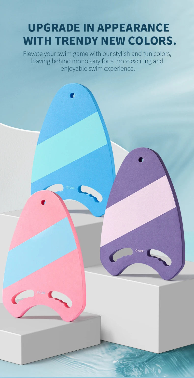 Premium Swim Float Board for Adults and Kids - Colorful Design, 3cm Thick, Streamlined Shape, Easy to Grip, Durable EVA Material