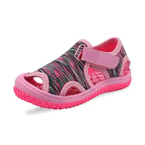 Summer Baby Boys Sandals Children Beach Sandals Soft Bottom Unisex Girls Non-slip Infant Shoes Kids Outdoor Anti-collision Shoes